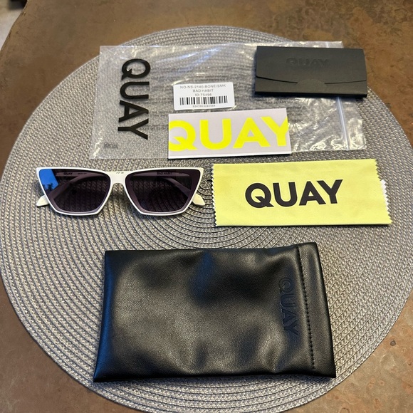Quay Australia Bad Habit Bone Sunglasses main image 6